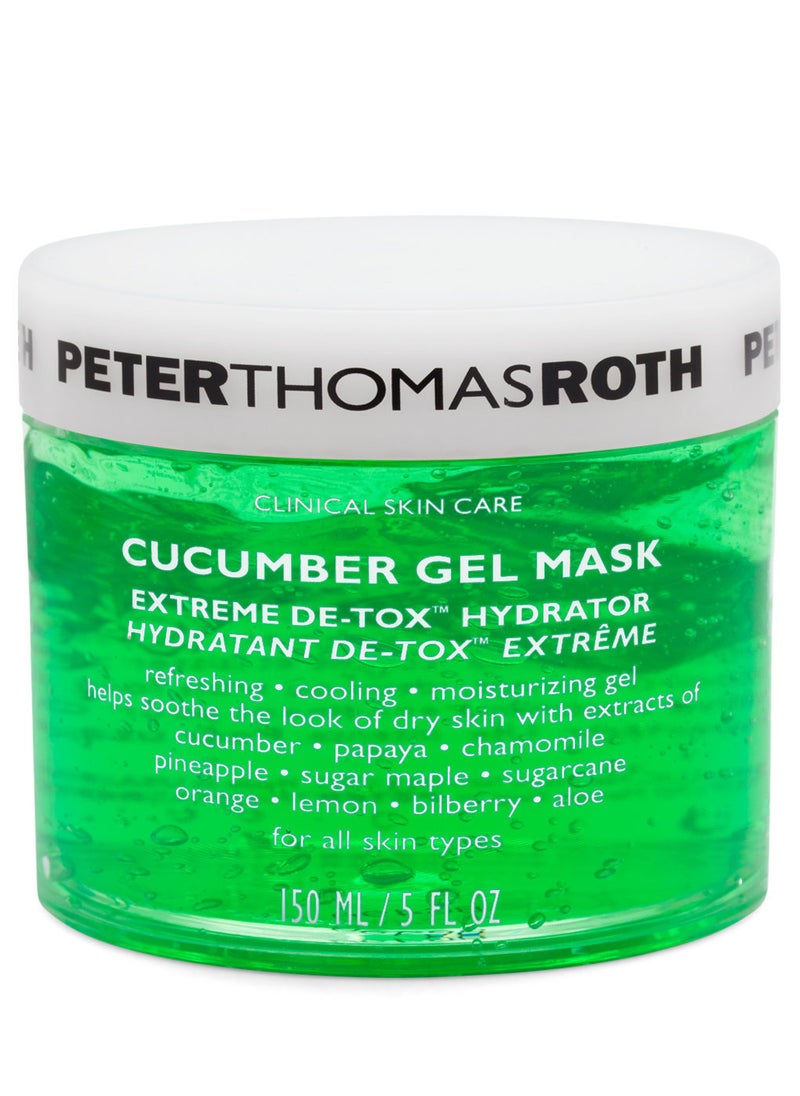 Cucumber Gel Mask Extreme De-tox Hydrator 5 Oz
