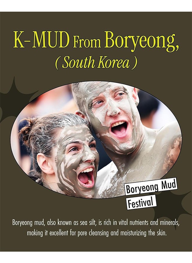 Relief Mud Mask, Cardi B Body Mud Mask Recovery Relief Mud Clay, Hydrating & Moisturizing Deep Pore Cleanser Face & Body Mask 91.8% Nature-Derived Ingredients, 110ml