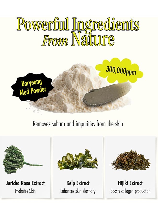 Relief Mud Mask, Cardi B Body Mud Mask Recovery Relief Mud Clay, Hydrating & Moisturizing Deep Pore Cleanser Face & Body Mask 91.8% Nature-Derived Ingredients, 110ml
