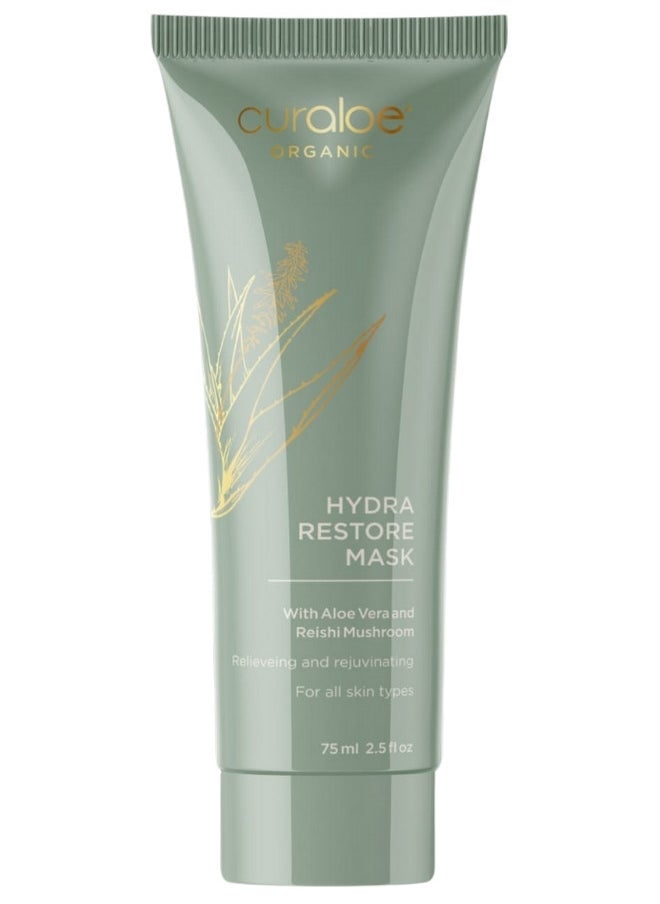 Curaloe Organic Aloe Vera Hydra Restore Mask 75ml