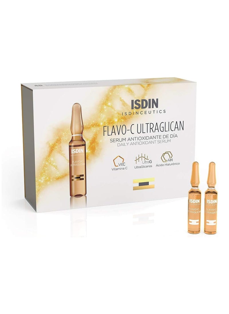 ISDIN isdinceutics Flavo-C Ultraglican Serum 2ml Ampoules (10 Ampoules)