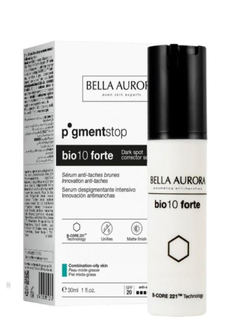 BELLA AURORA PIGMENTSTOP BIOFORTE DARK SPOT SERUM COMB-OILY 30ML
