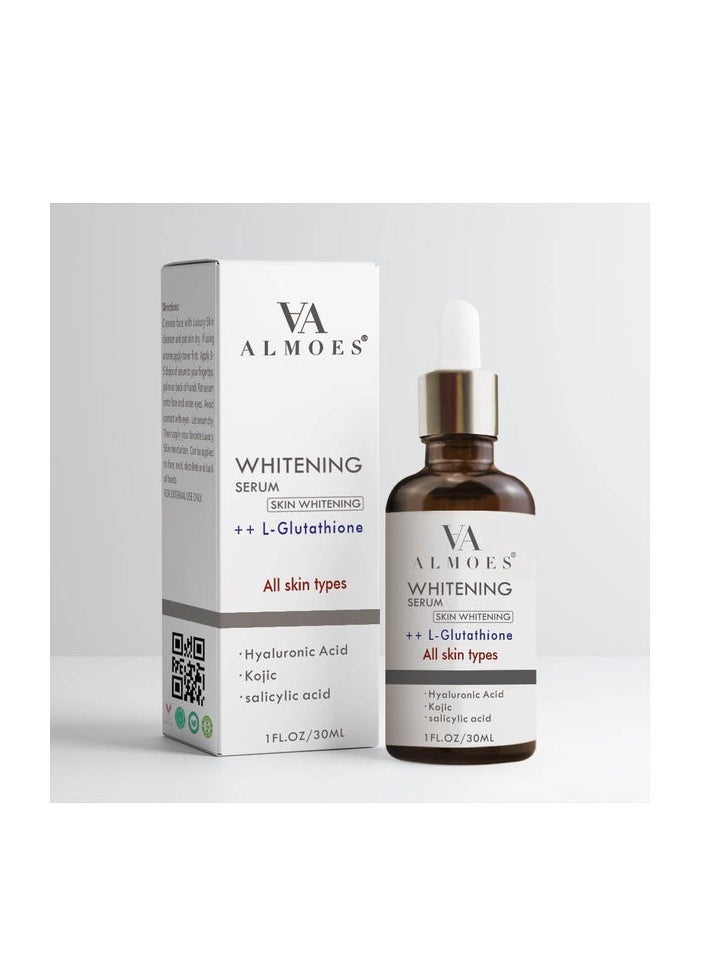 Almoes L-Glutathione Serum Used to Lighten Skin and Reduce Pi gmentation, 30 Ml