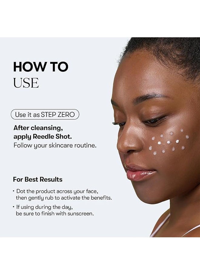 Mild Reedle Shot 50, Day and Night Repairing Essence for Dull, Tired Skin, Repair Acne and Pimples, Daily Skin Care, 50ml