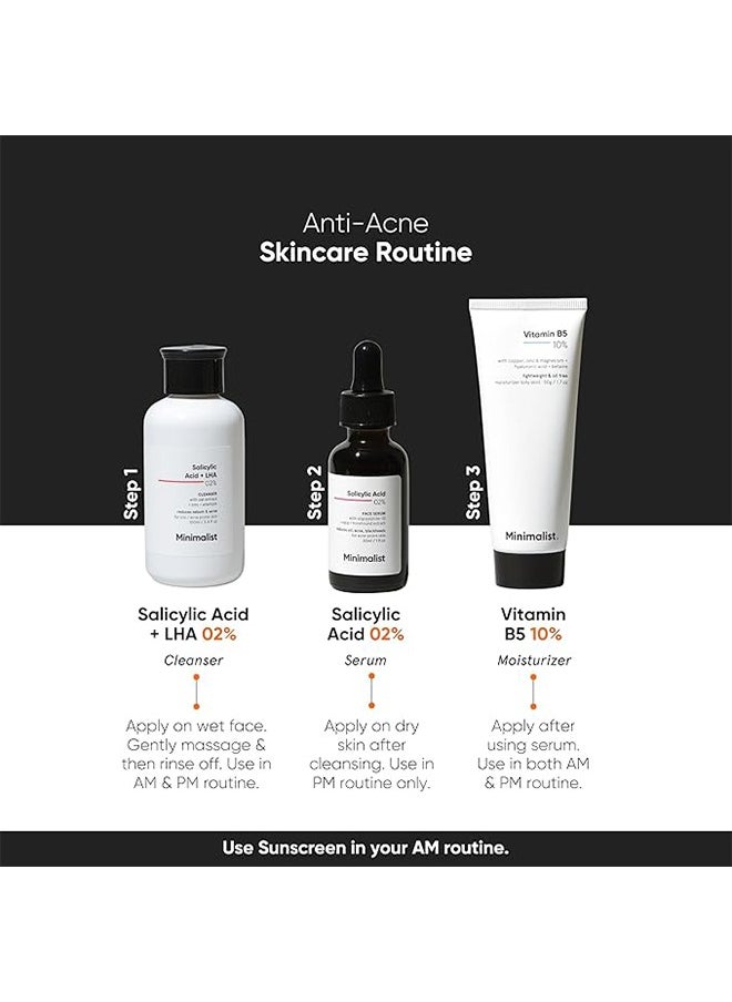2% Salicylic Acid Face Serum, Treat Blackheads and Pimples, Reduce Oily Skin, Mild Exfoliating Essence - 30ML