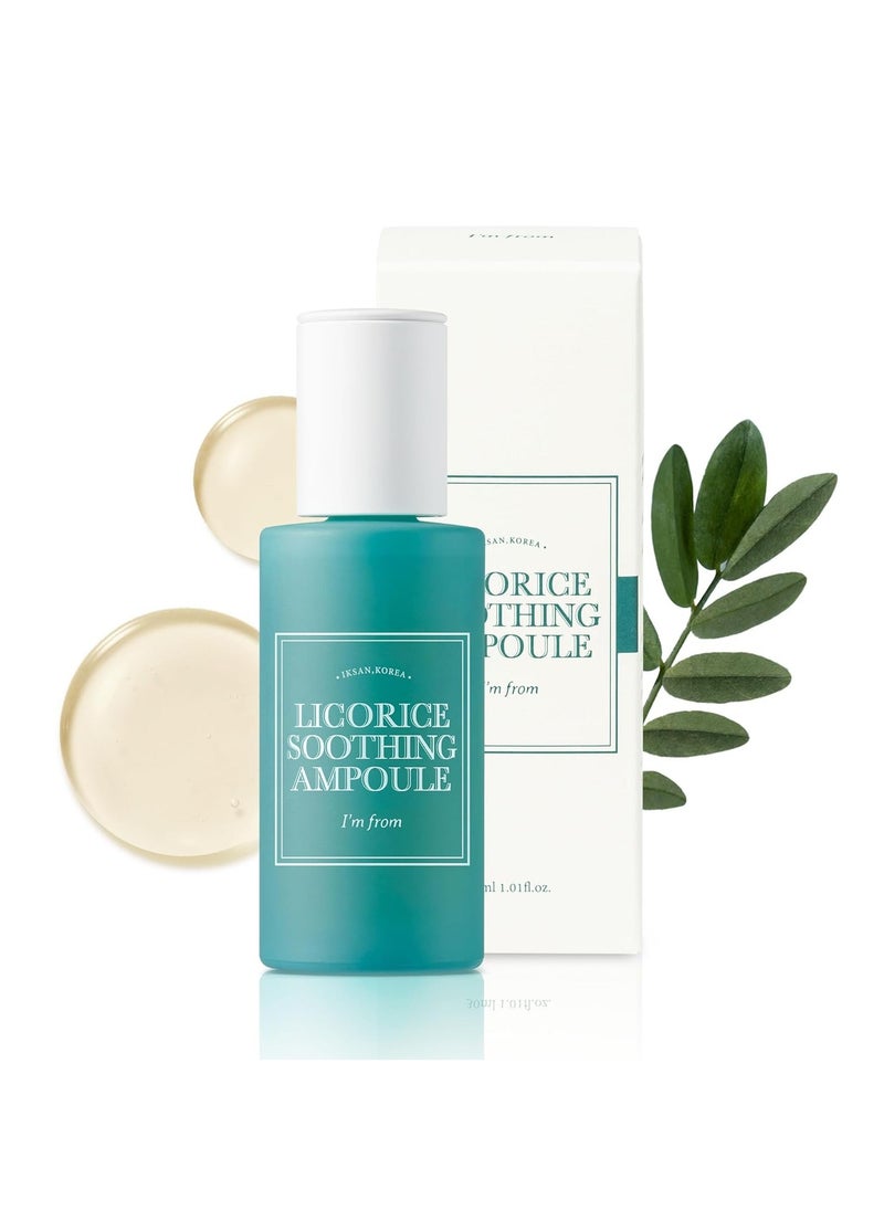 I'm from Licorice Soothing Ampoule, 73% Korean Licorice, Exosome, Non-comedogenic 30ml