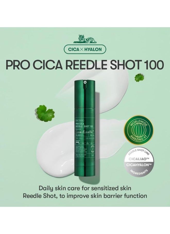 Pro Cica Reedle Shot 100 50ml, Centella Asiatica Microneedling Serum, Korean Skin Booster