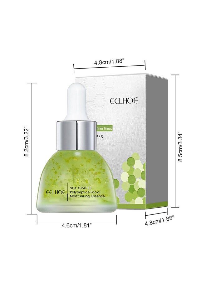 Sea Grapes Polypeptide Facial Moisturizing Essence,Hydrating and Moisturizing Anti-Aging Serum – Shrinks Pores, Smooths Skin, Reduces Wrinkles & Fine Lines – Suitable for All Skin Types 35ml