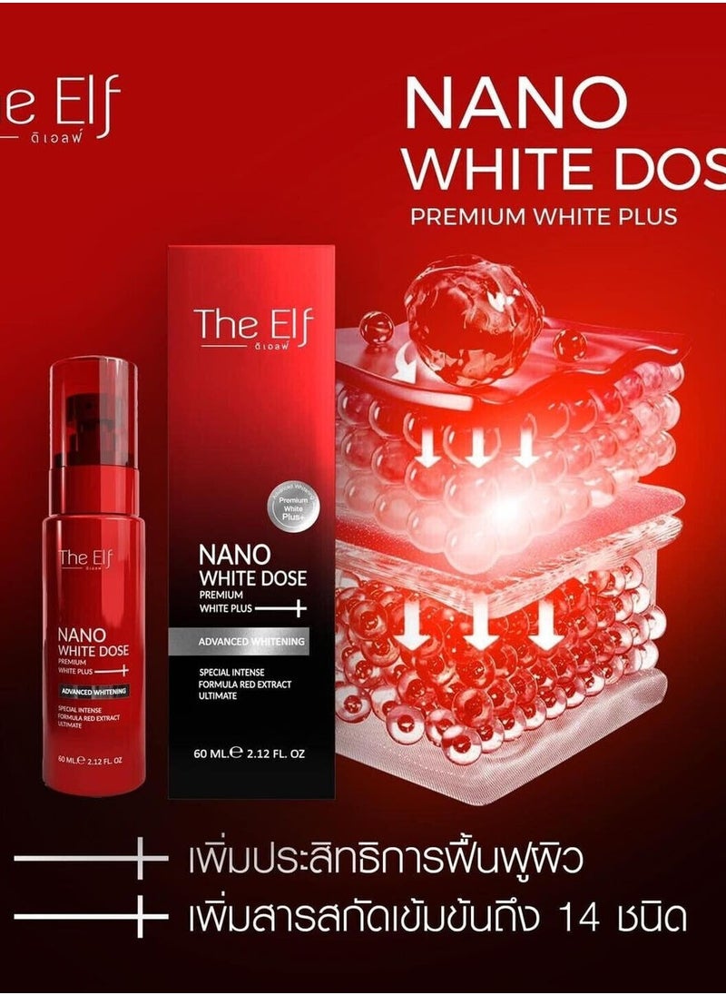 The Elf Nano White Dose 60ml – Advanced Whitening & Skin Repair Serum