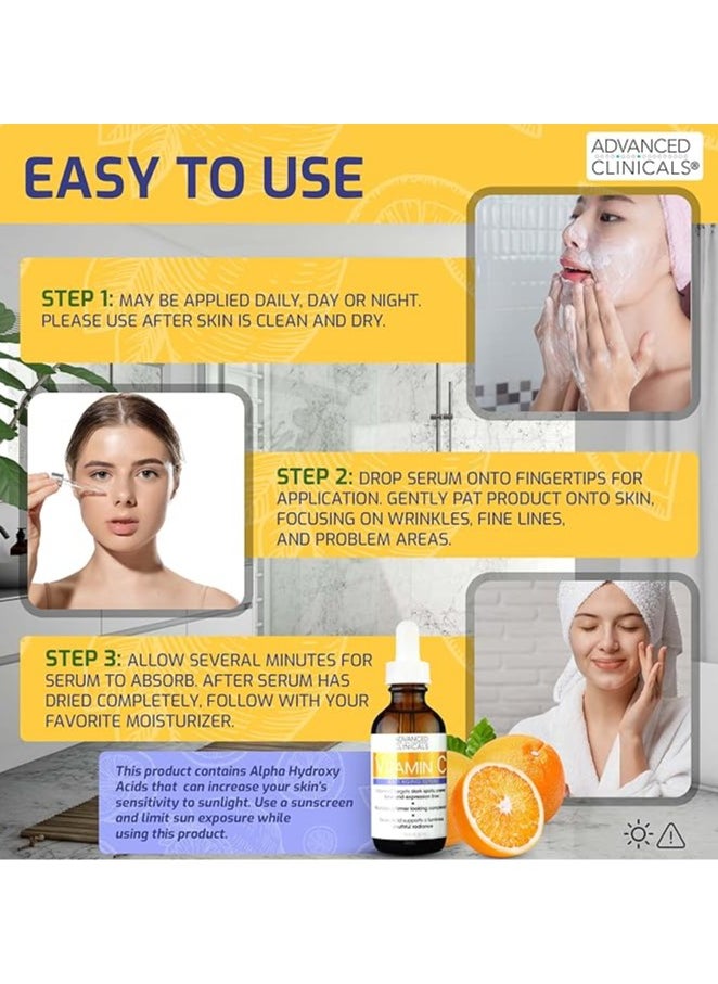 Advanced Clinicals, Vitamin C Serum, Anti-Aging, 1.75 fl oz (52 ml)