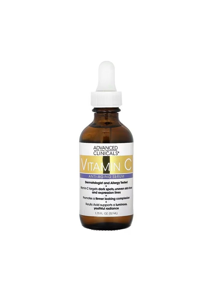Advanced Clinicals, Vitamin C Serum, Anti-Aging, 1.75 fl oz (52 ml)