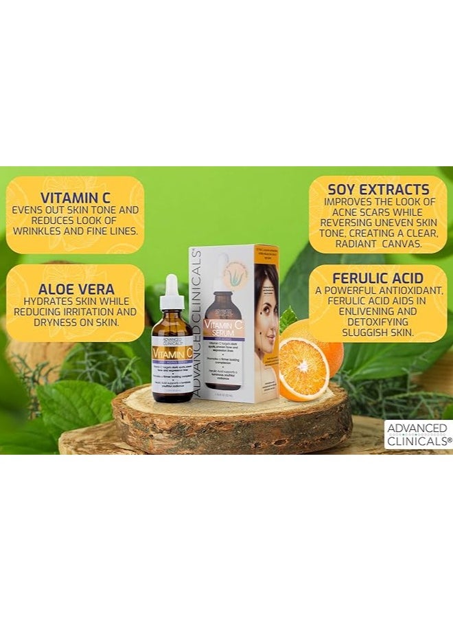 Advanced Clinicals, Vitamin C Serum, Anti-Aging, 1.75 fl oz (52 ml)