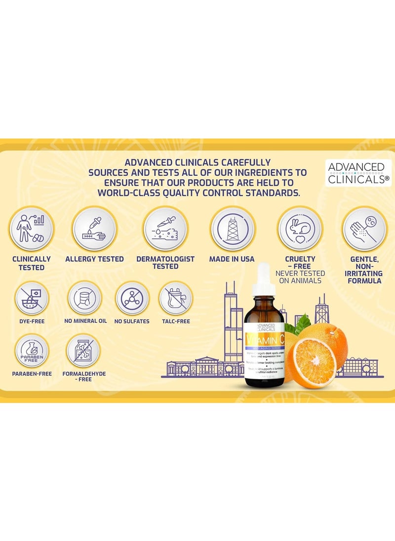 Advanced Clinicals, Vitamin C Serum, Anti-Aging, 1.75 fl oz (52 ml)