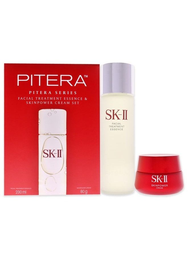 Facial Treatment Essence And Skinpower Cream Set Unisex 2 Pc