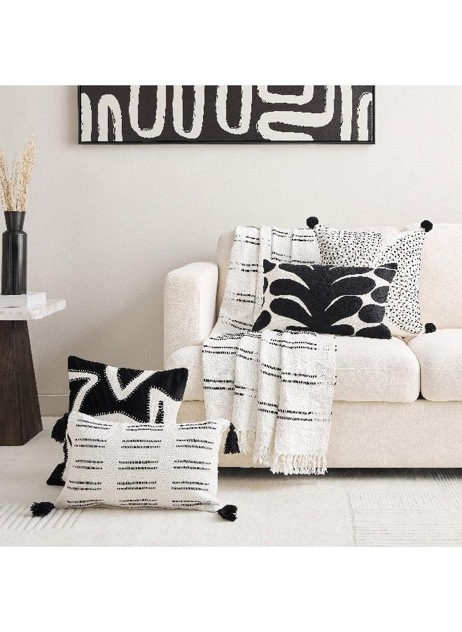 Albedo French Knot Arc Filled Cushion 45 x 45 cm