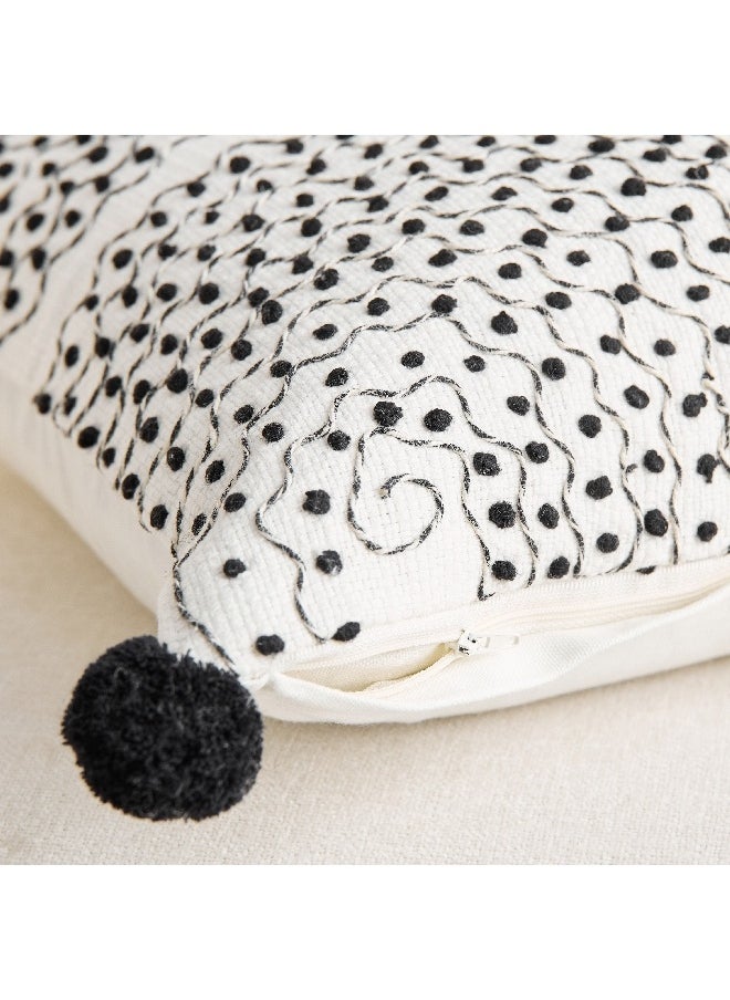 Albedo French Knot Arc Filled Cushion 45 x 45 cm