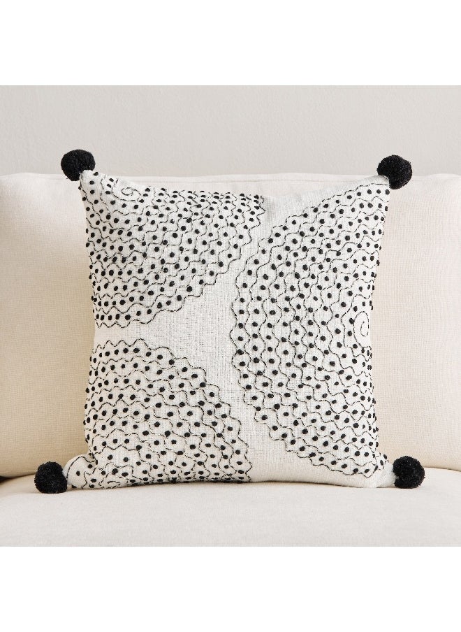 Albedo French Knot Arc Filled Cushion 45 x 45 cm
