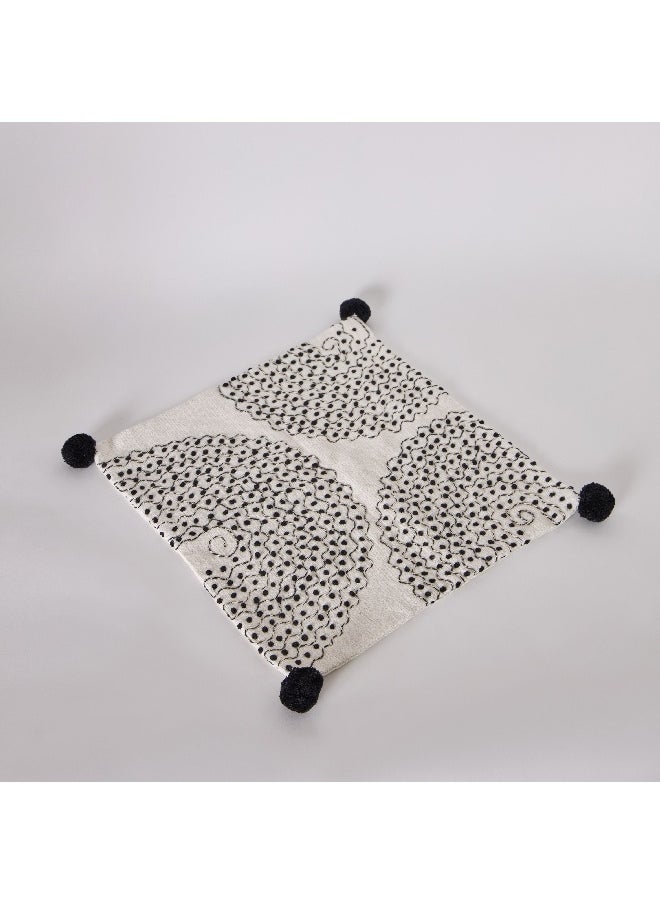 Albedo French Knot Arc Filled Cushion 45 x 45 cm