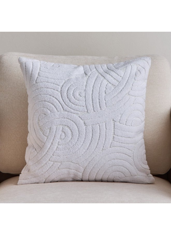 White Haven Aari Filled Cushion 45 x 45 cm