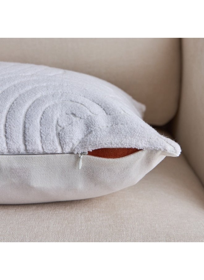White Haven Aari Filled Cushion 45 x 45 cm