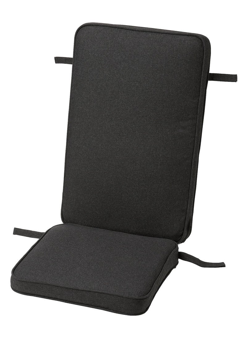 Jaerpoen Duvholmen Seat Back Cushion Outdoor Anthracite  Outdoor  116X45 Cm