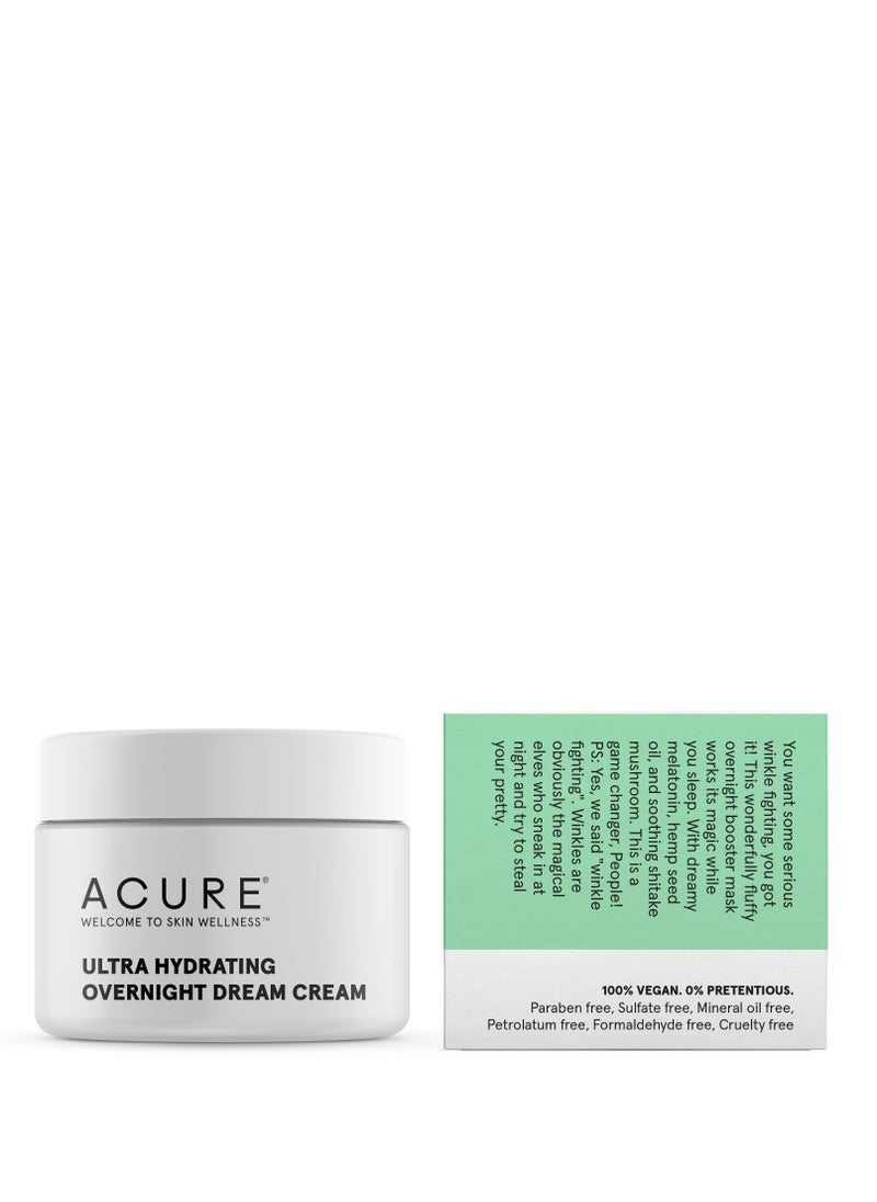 Acure Ultra Hydrating Overnight Dream Cream 50 Ml