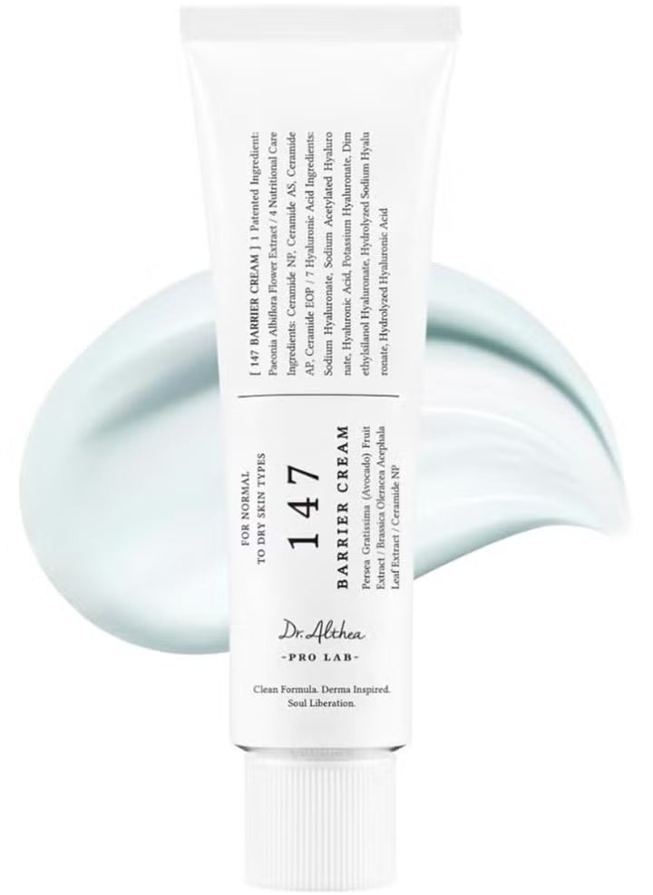 Dr. Althea 147 Barrier Cream - Hydrating & Soothing Skin Protection for Sensitive Skin, 50m