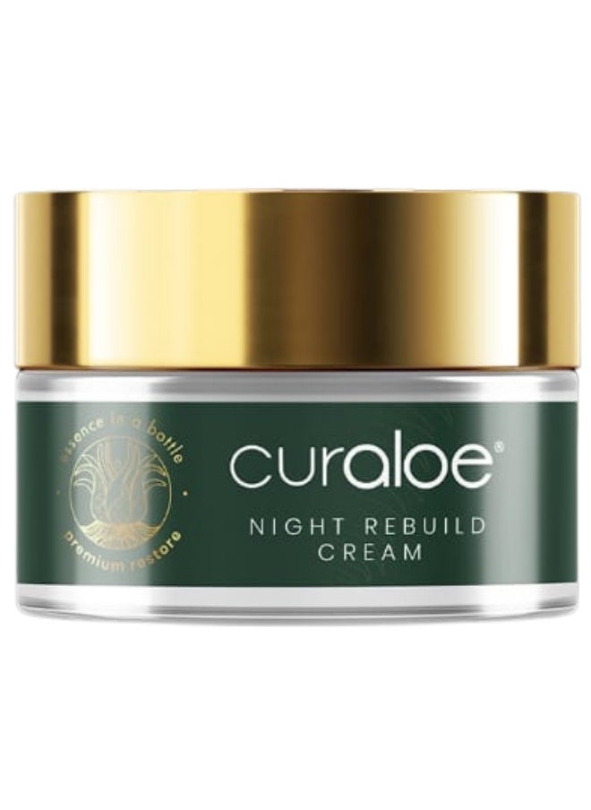 Curaloe Premium Aloe Vera Night Rebuild Cream 50ml