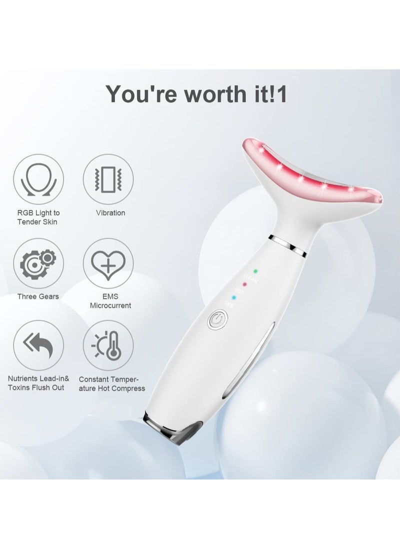 Face Massager Beauty Machine,Neck Lifting Device, Neck Firming Massager for Women Men Anti-Wrinkle Remove Fine Lines Neck Skin Tightening Machine Face Massager Face Lifting Machine