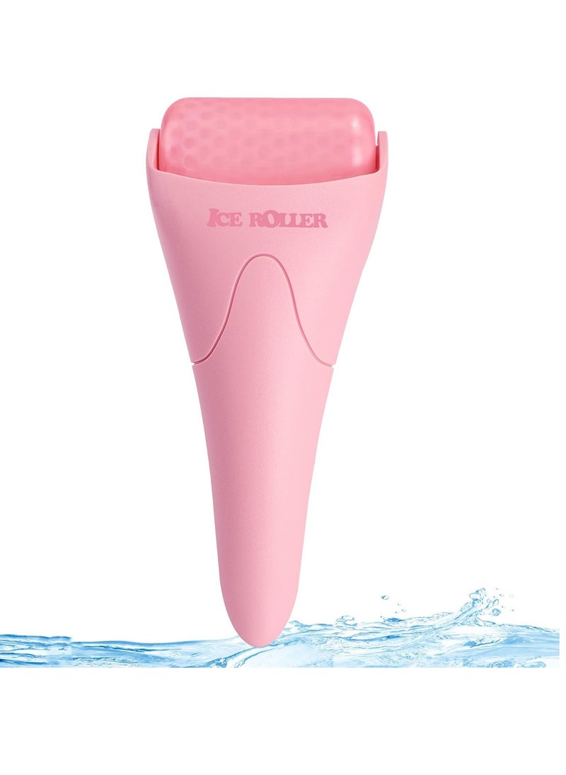 Ice Roller for Face, Eyes and Whole Body Relief, Face Roller Skin Care Tool for Migraine Relief and Blood Circulation,Ideal for All Skin Types (Pink)