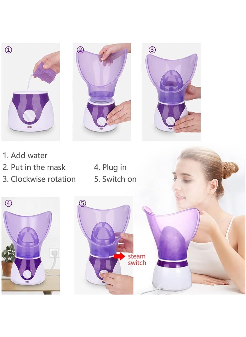 Face Steamer, Hot Mist Moisturizing Beauty Instrument