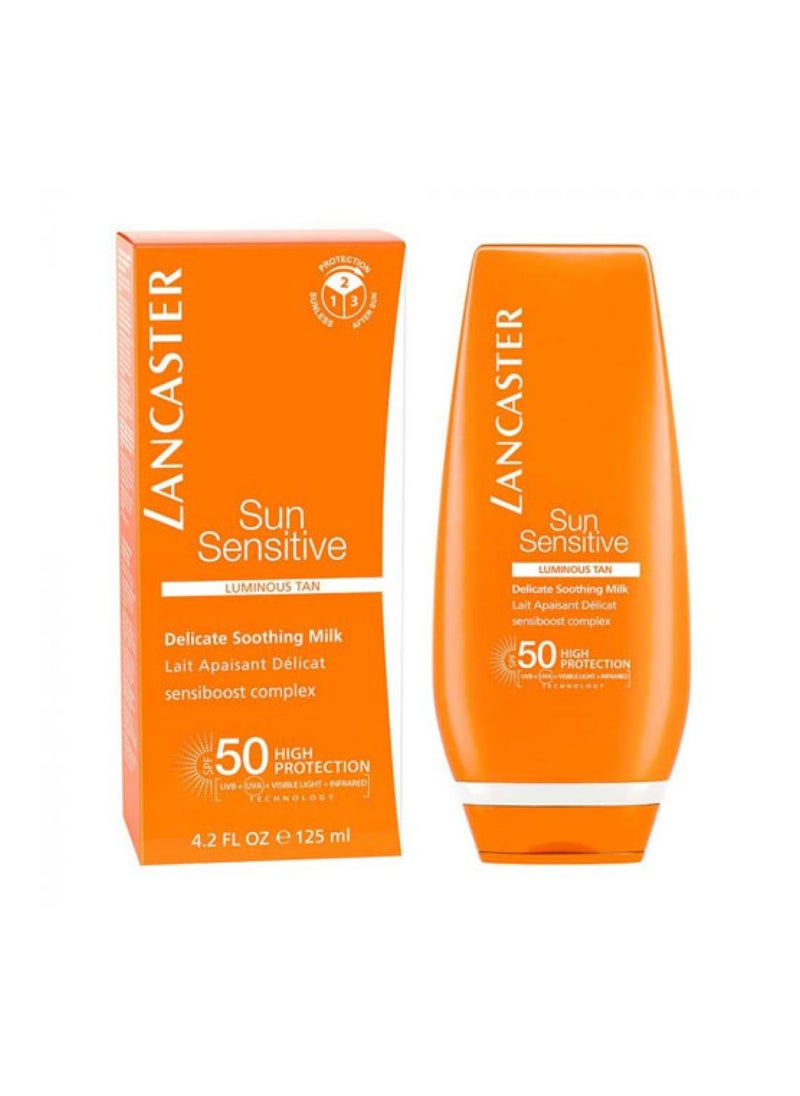 Sun Sensitive Luminous Tan SPF50 Softening Milk 125ml