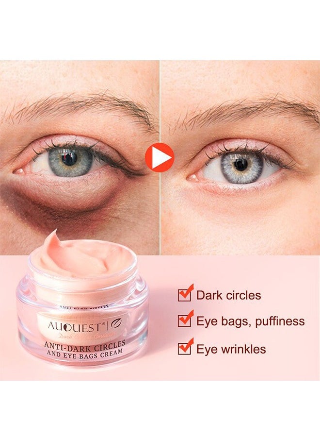 Anti Dark Circles And Eye Bags Cream , Fade Dark Circles, Remove Fine Lines and Eye Bags, Anti-Wrinkle Anti-Aging Firming Brighten Skin Cream, Eye Care Cream 20g