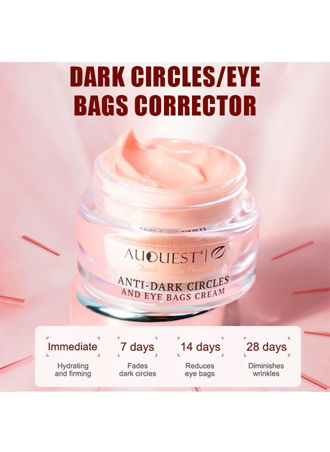 Anti Dark Circles And Eye Bags Cream , Fade Dark Circles, Remove Fine Lines and Eye Bags, Anti-Wrinkle Anti-Aging Firming Brighten Skin Cream, Eye Care Cream 20g