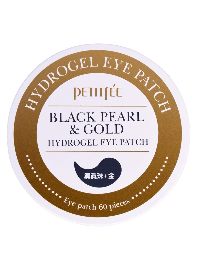 Petitfee, Black Pearl & Gold Hydrogel Eye Patch, 60 Patches