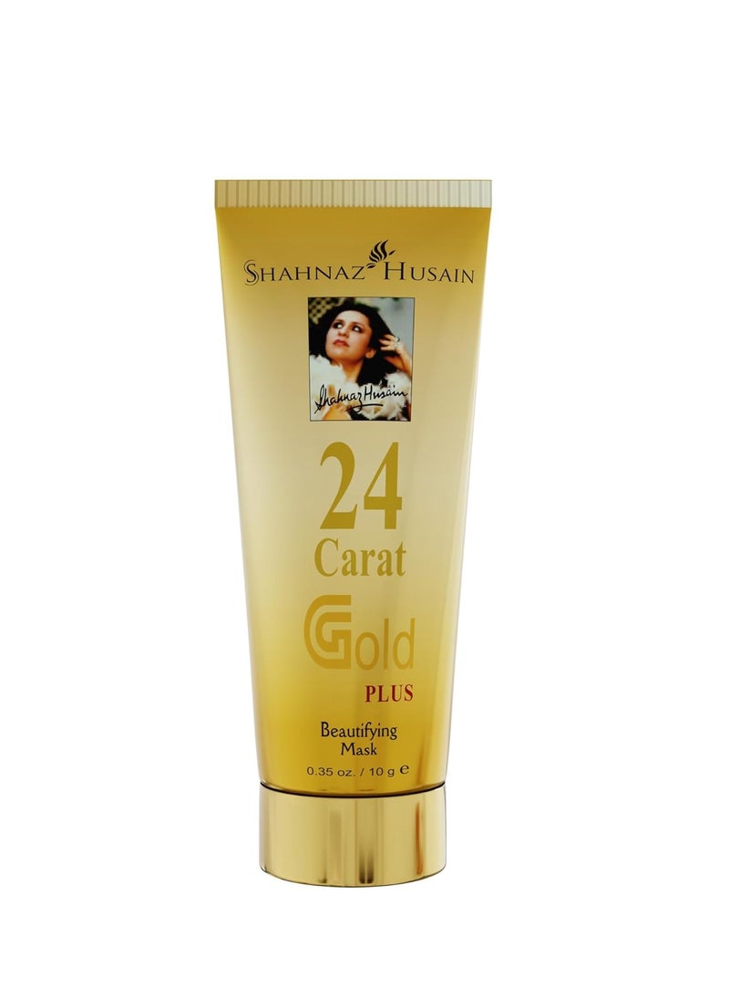 Shahnaz Husain Gold Facial Kit | 24 Carat Gold | Skin Radiance Timeless Youth | 4x10g | 15ml Skin Tonic | Men & Women