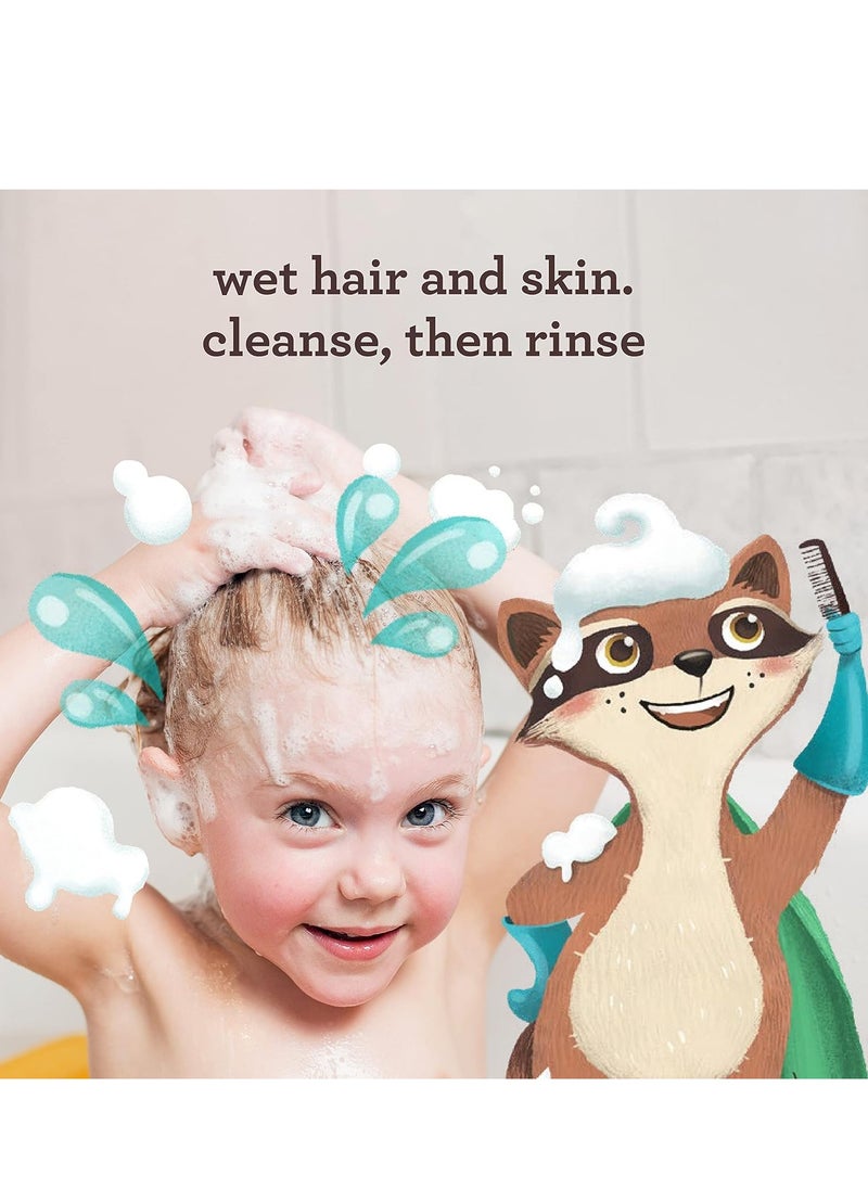 Aveeno Kids 2-in-1 Hydrating Shampoo & Conditioner, Gently Cleanses, Conditions & Detangles Kids Hair, Formulated With Oat Extract, For Sensitive Skin & Scalp, Hypoallergenic, 12 fl. Oz