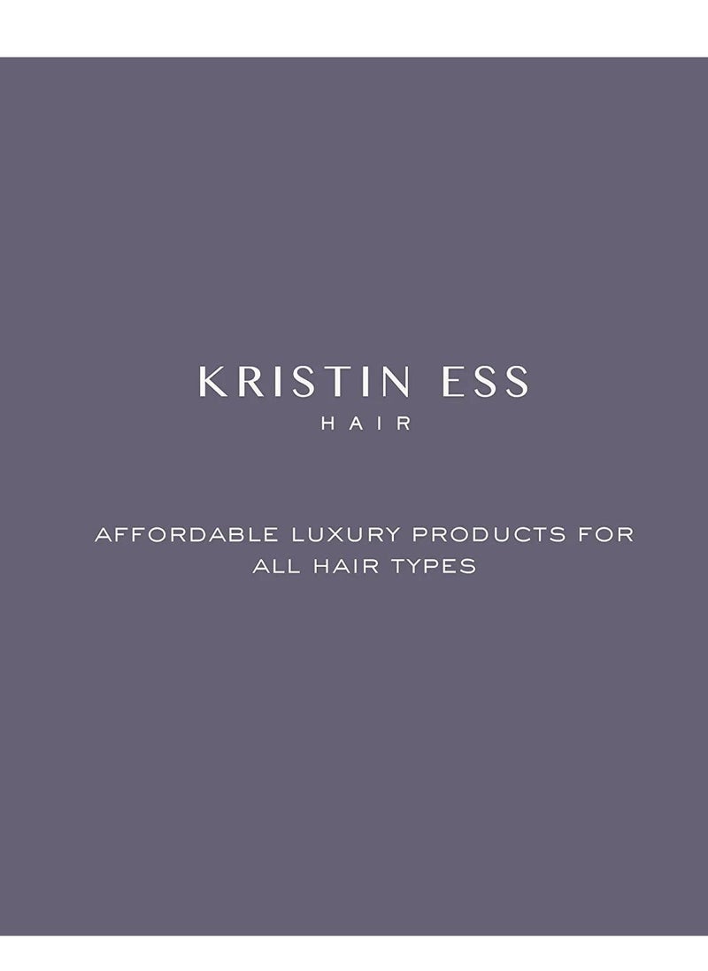 Kristin Ess Hair Purple Shampoo and Conditioner Set for Blonde, Brunette, Silver + Gray Hair, Anti Brass + Yellow Tones, Safe for Color Treated Hair, Sulfate Free Toning Shampoo Conditionerc