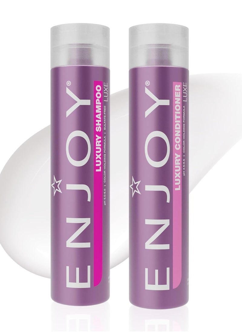 Enjoy Sulfate-Free Luxury Shampoo and Conditioner Duo (10.1oz)