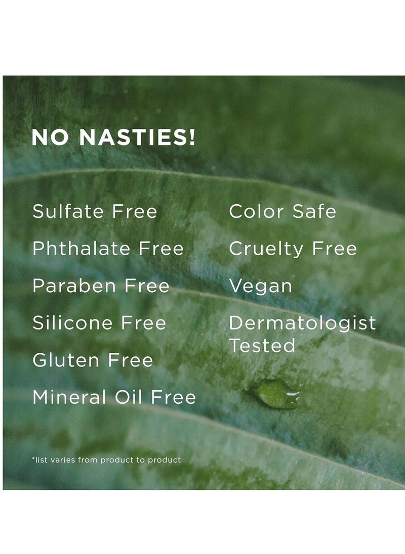 Hairitage Gentle Daily Moisture Shampoo and Conditioner Set - Split End + Bond Strengthening for Dry, Damaged Hair with Jojoba Oil - Anti-Frizz and Color Safe - Cherry + Amber Scent 21 fl oz (2 pack)