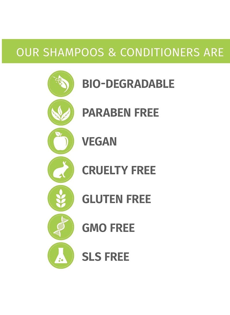 Phillip Adam Apple Cider Vinegar Shampoo and Conditioner Set for All Types of Hair - Sulfate Free - pH Balancing - 12 Ounce Each