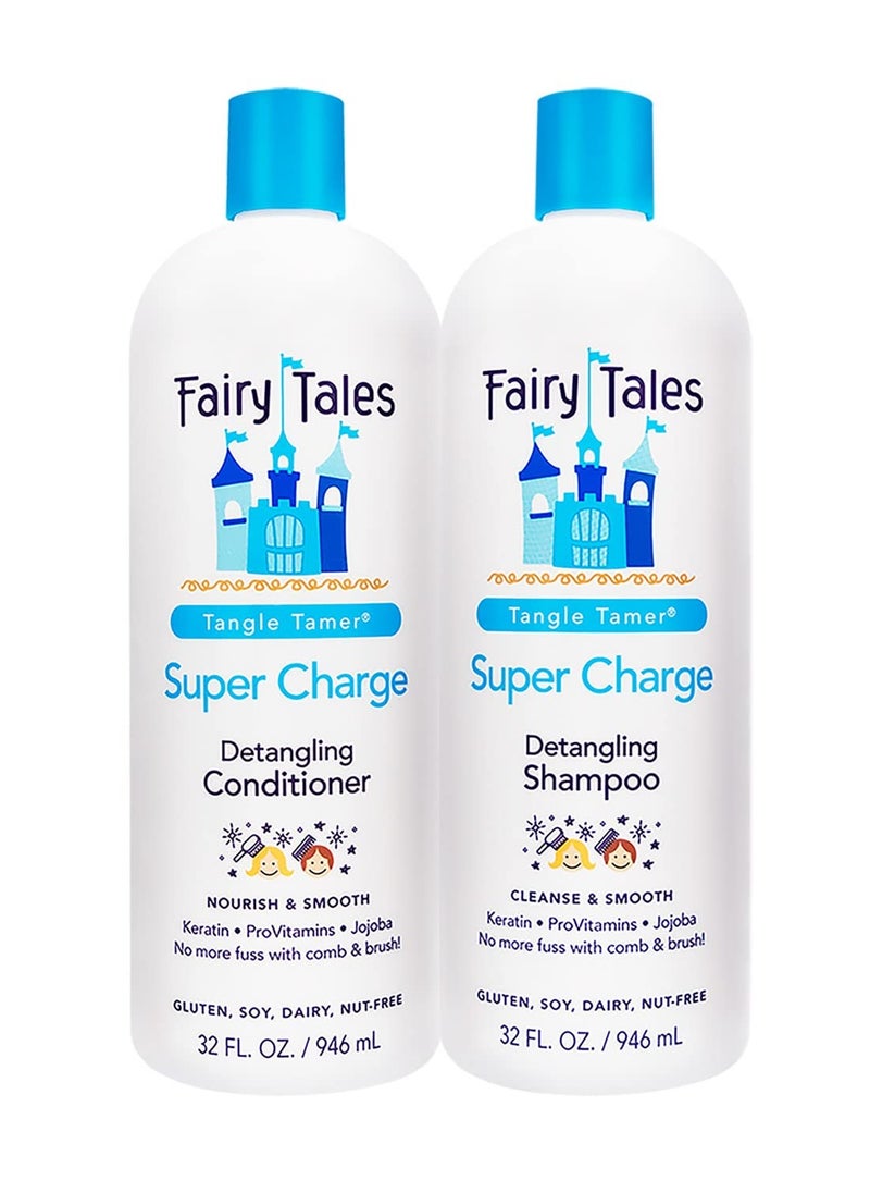 Fairy Tales Tangle Tamer Kids Shampoo & Conditioner 32oz Kits