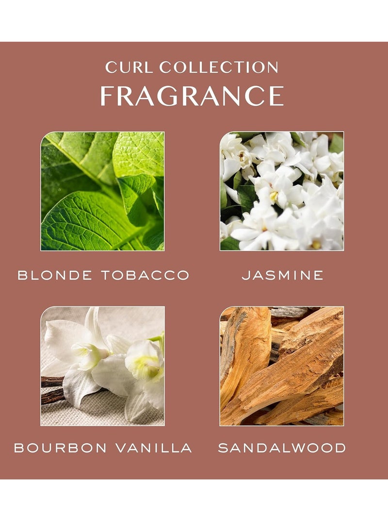 Kristin Ess Hair Curl Shampoo and Conditioner Set for Curly Hair - Moisturizing, Anti Frizz, Silicone Free Shampoo and Conditioner - 1 Liter - 2A-4C Hair