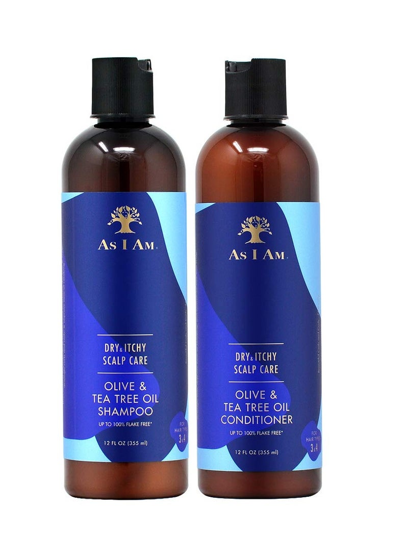 As I Am Dry & Itchy Scalp Care Shampoo and Conditioner 12oz