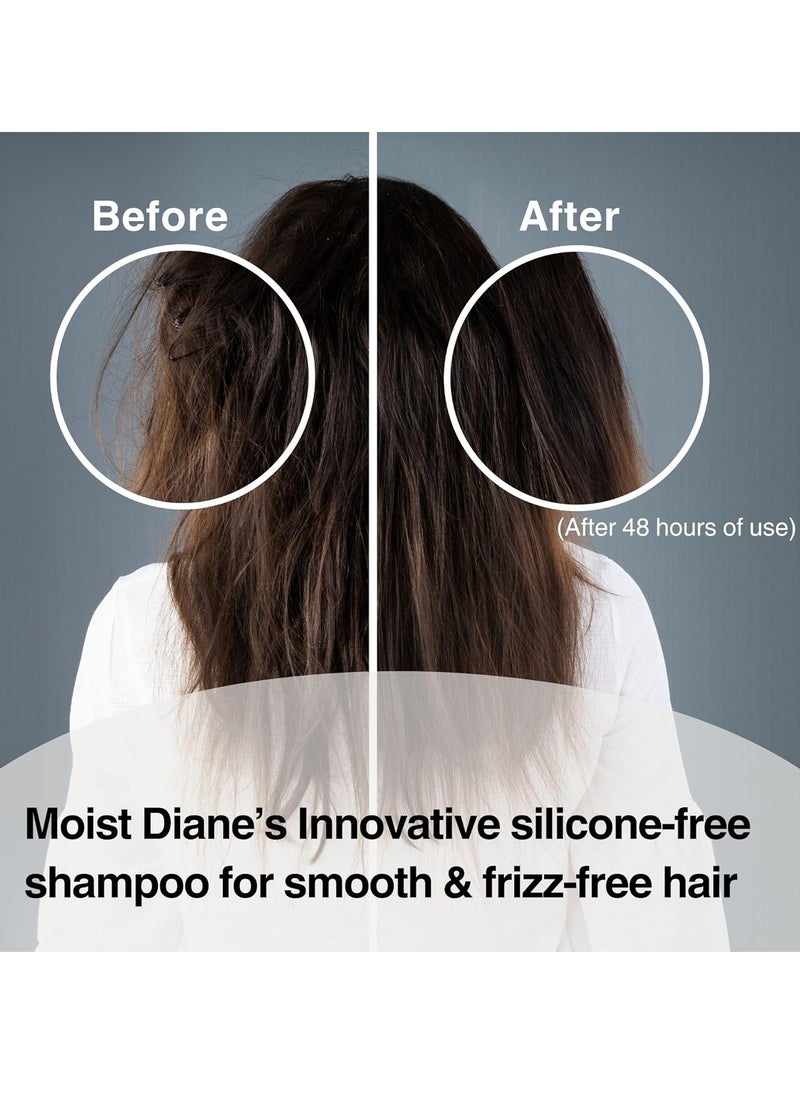 Moist Diane Hair Shampoo and Conditioner Set for Women& Men, Natural Keratin Protein Haircare, Japanese Hydrating Moisturizing Hair& Scalp Hair Care Set, Silicone & Sulfate Free, Extra Fresh & Hydrate