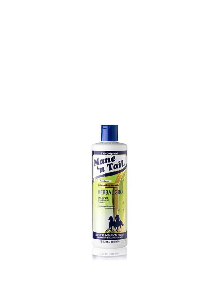 Mane 'n Tail: Herbal Gro Shampoo + Conditioner (12 oz Each), Olive Oil Complex That Helps Strengthens & Nourishes Hair