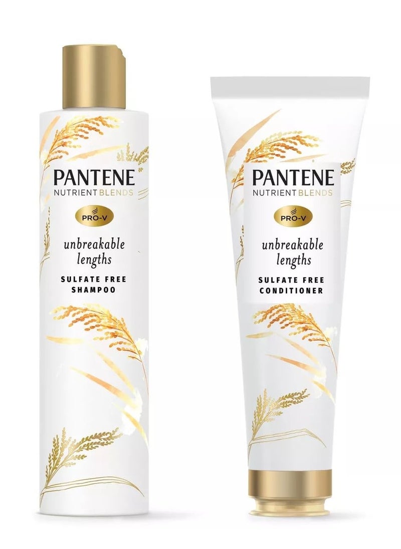 Pantene Nutrient Blends Unbreakable Lengths Shampoo and Conditioner Set