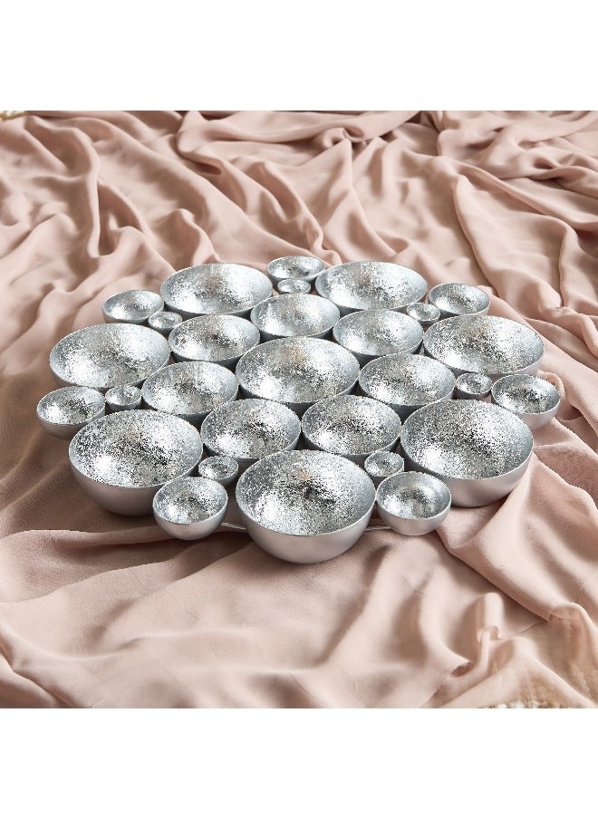 Neom Metal Flower Tealight Table Wall Holder 40 x 40 x 4 cm