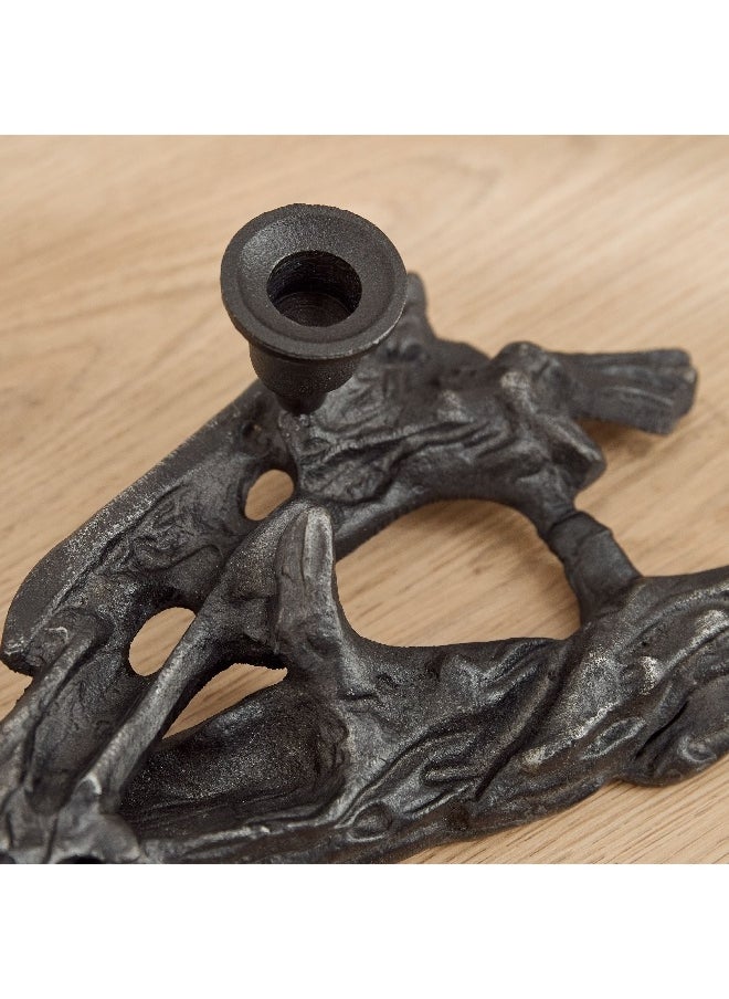 Orbet Aluminium Swirl Candleholder 36 x 11 x 16 cm