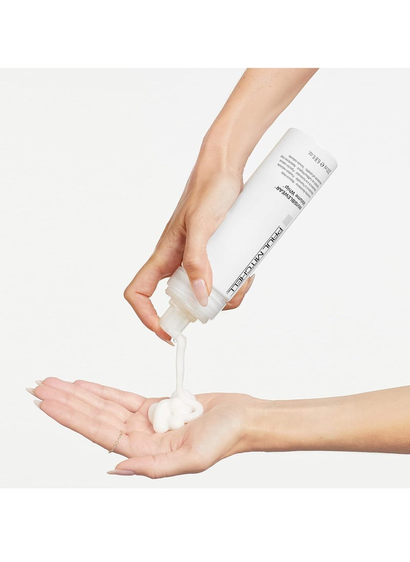 Paul Mitchell Invisiblewear Volume Whip Styling Foam, Humidity Resistance, Natural Hold, For Fine Hair, 6.8 fl. oz.